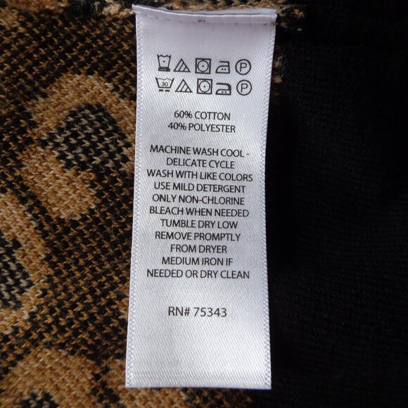 New! Rachel Zoe Womens Cardigan Sweater Cheetah Print Zip Pockets Jacket Sz XS - Picture 7 of 7